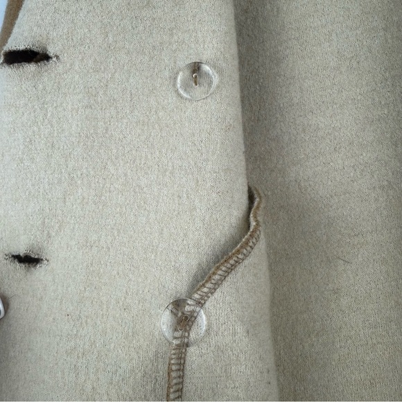 Anthropologie HWR Monogram Women’s M Camel Wool Cropped Jacket - Picture 5 of 8